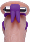 Fr Purple Vibrating Cock And Ball Ring