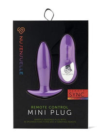 Sensuelle Remote Control Mini Plug Purp