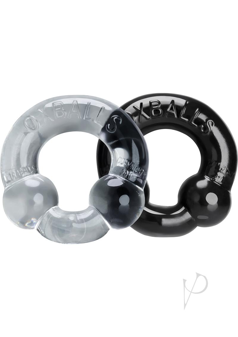 Ultraballs 2pk Cockring Blk/clr