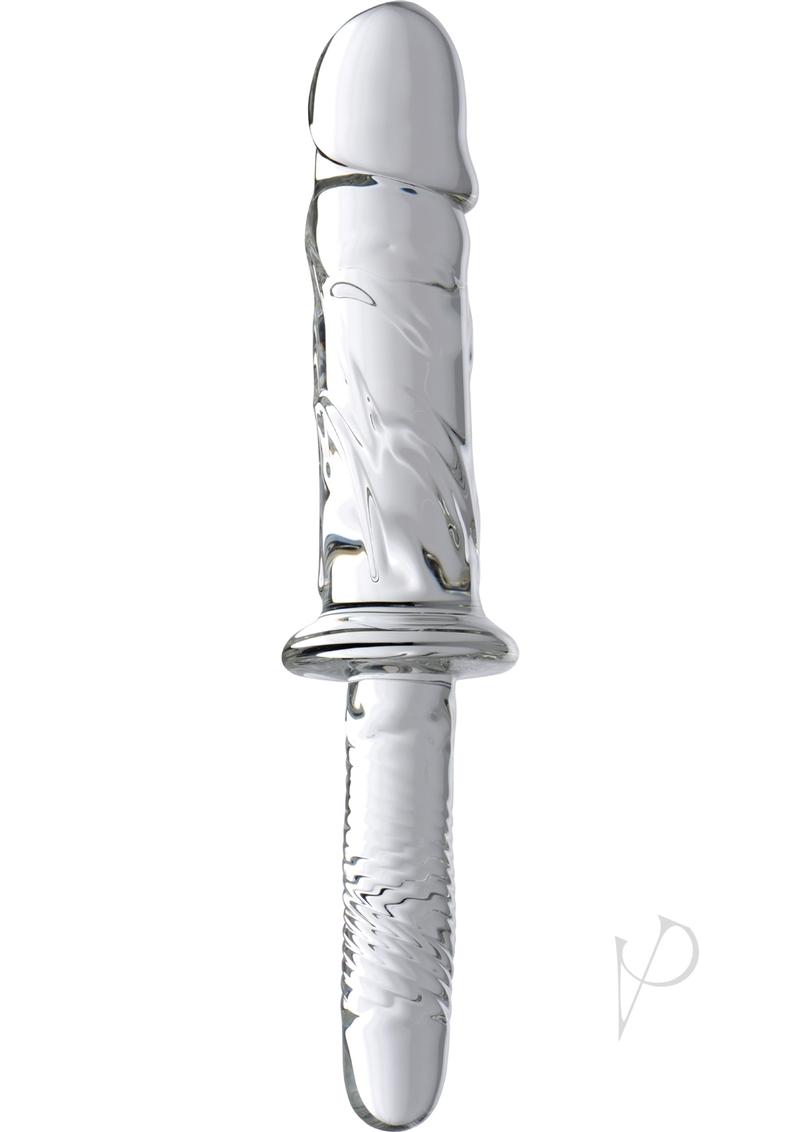 Ms Brutus Glass Dildo Thruster