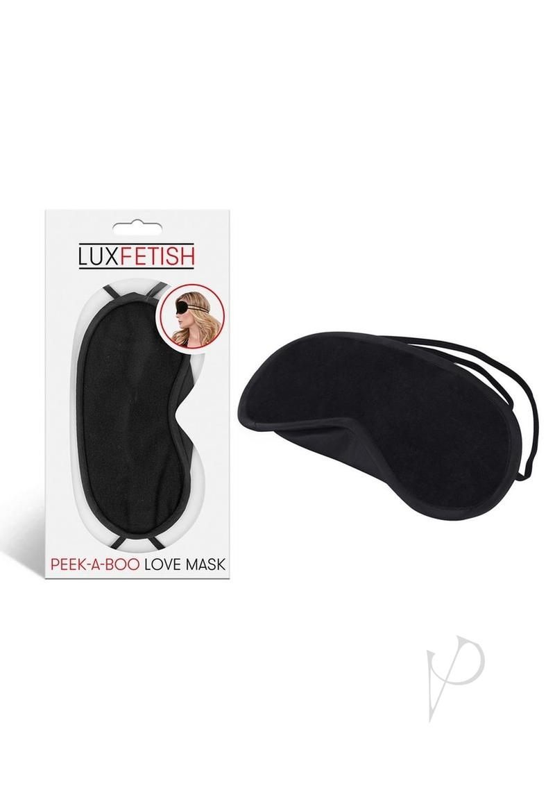 Lux F Peek A Boo Love Mask Black