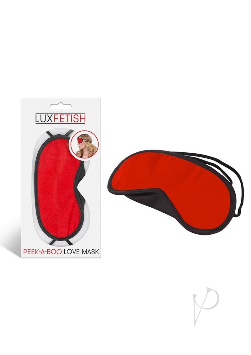 Lux F Peek A Boo Love Mask Red