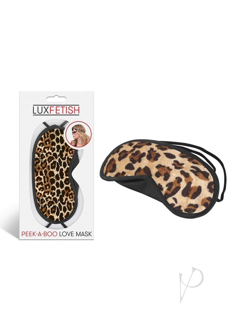 Lux F Peek A Boo Love Mask Leopard