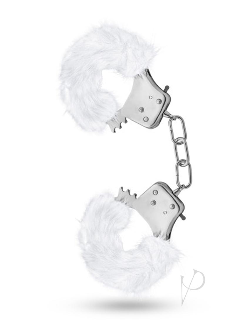 Temptasia Plush Fur Cuffs White