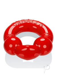 Ultraballs 2pk Cockring Steel/red