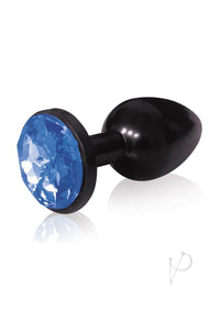 The 9 Bejewled Stainless Plug Cobalt