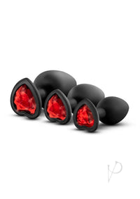 Luxe Bling Plugs Train Kit Blk/red Gems