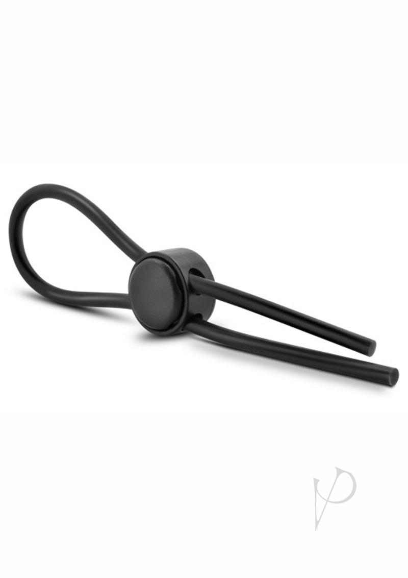 Stay Hard Silicone Loop Cock Ring Black