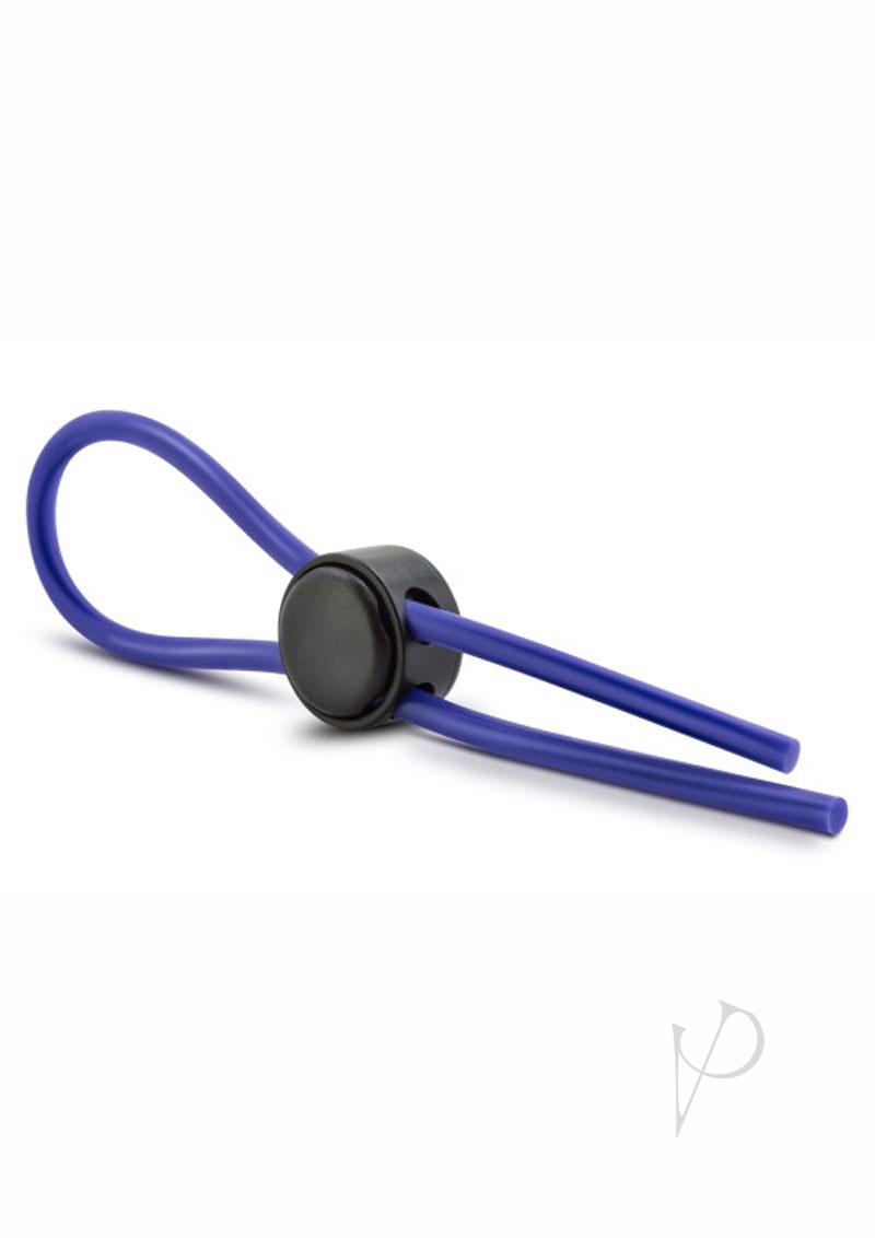 Stay Hard Silicone Loop Cock Ring Blue