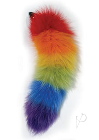 Rainbow Foxy Tail Butt Plug