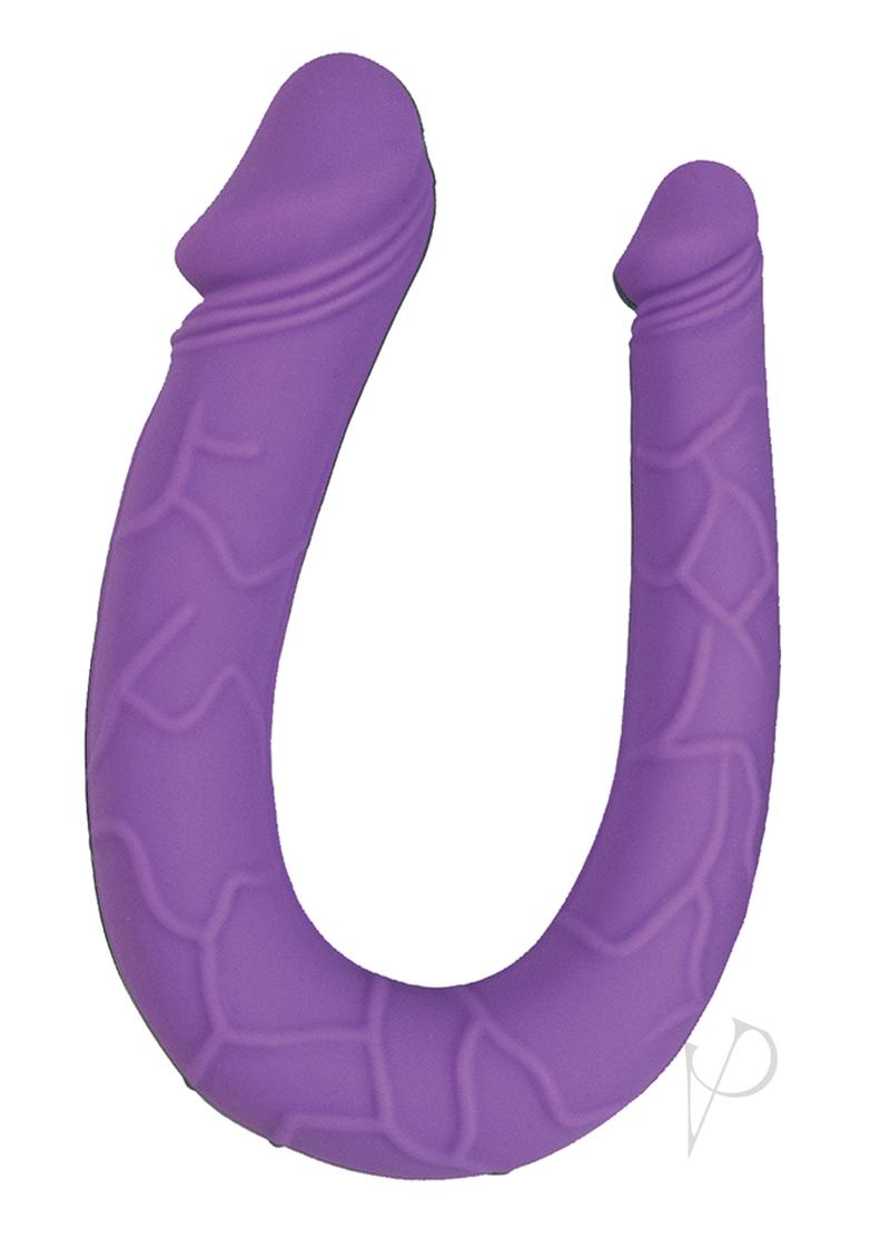 Seduce Me Curved Double Dong Purple