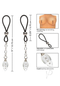 Nipple Play Jewelry Crystal Teardrop