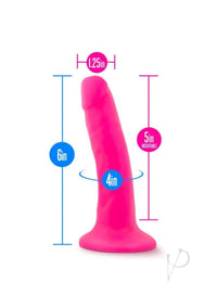 Neo Dual Density Cock 5.5` Neon Pink