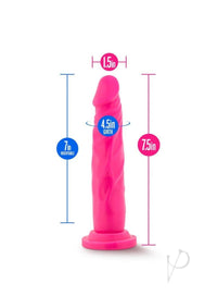 Neo Dual Density Cock 7.5` Neon Pink