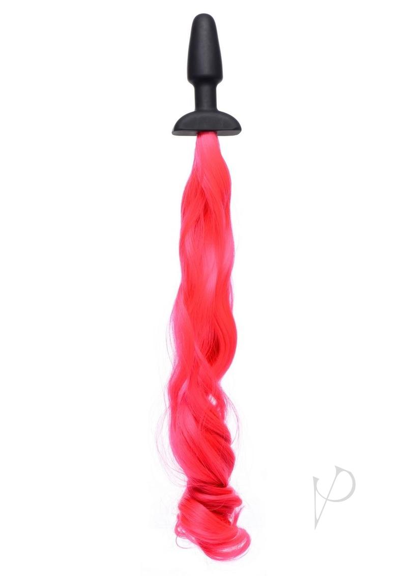 Tailz Pony Tail Anal Plug Hot Pink