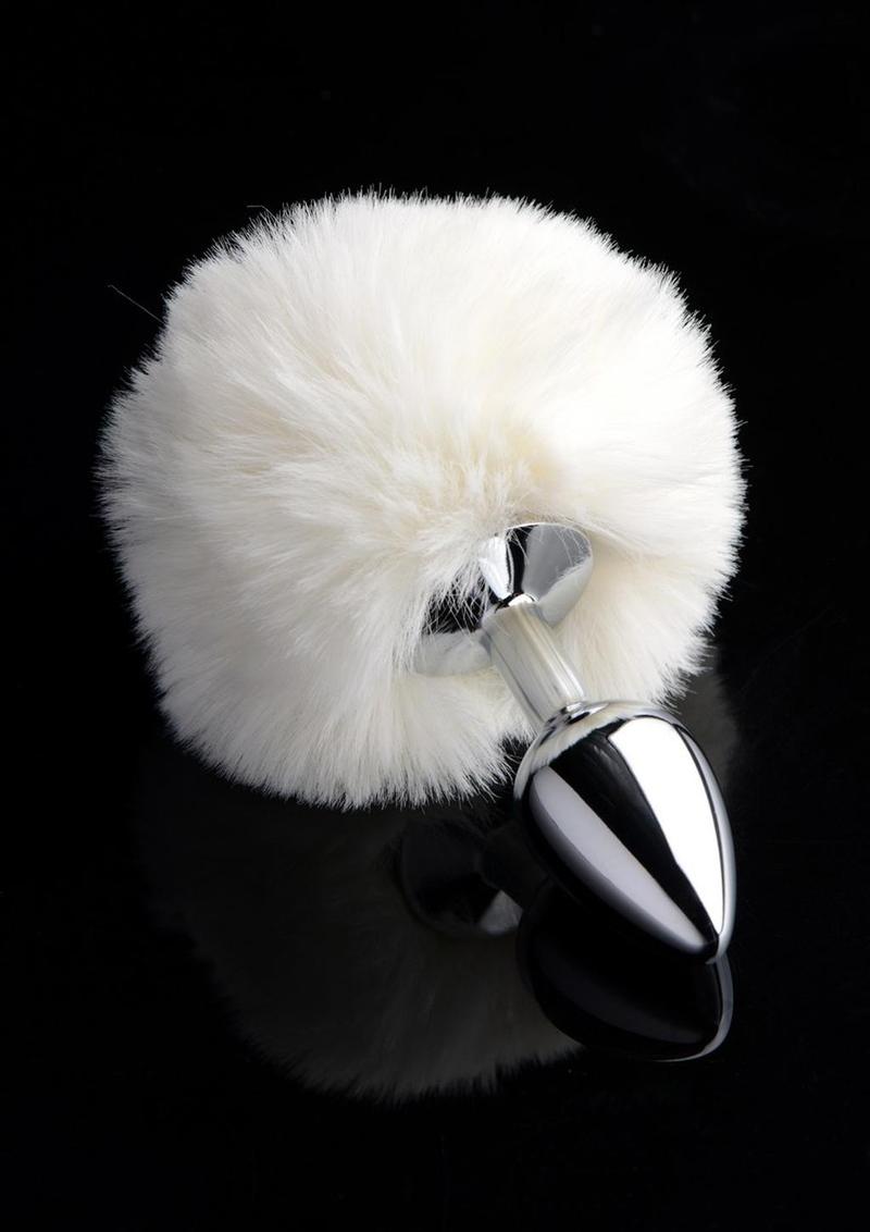 Tailz Fluffy Bunny Tail Anal Plug White