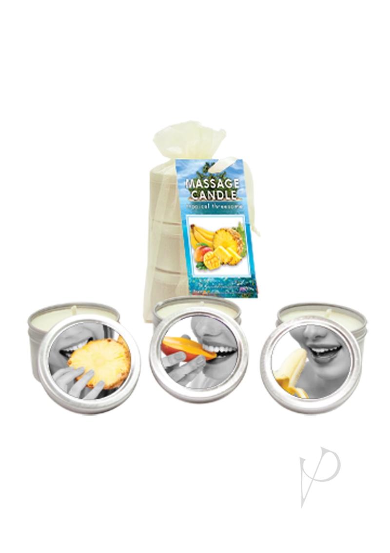 Tropical Massage Candle Trio Set