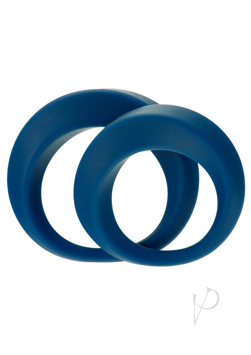 Myu Perfect Twist Cock Ring Set Blue Os