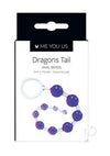 Myu Dragons Tail Anal Beads Violet Os