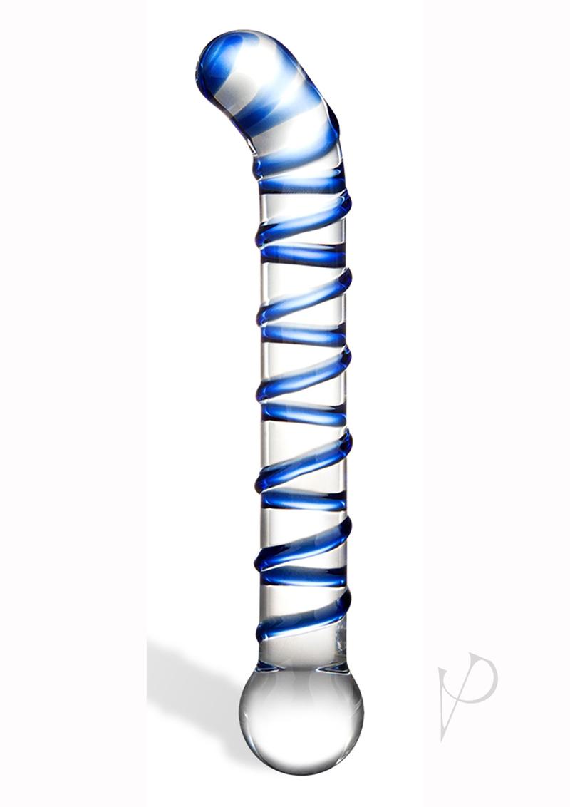 Mr Swirly G-spot Glass Dildo 6.5