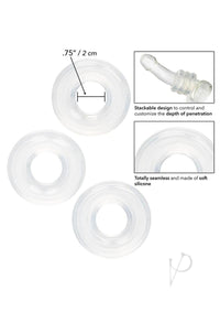 Silicone Stacker Rings 3pc Set