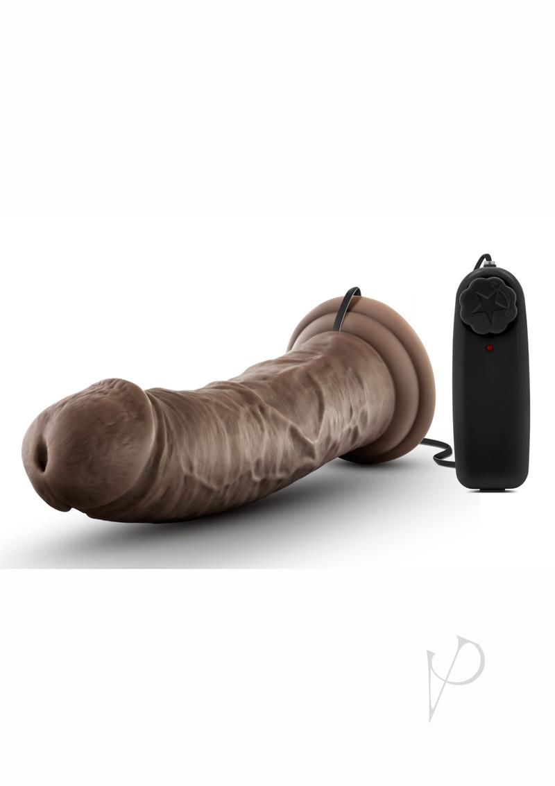 Dr Skin Dr Joe Vibe Cock W/suction Choc