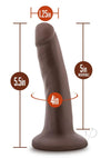 Dr Skin Cock W/suction 5.5 Chocolate