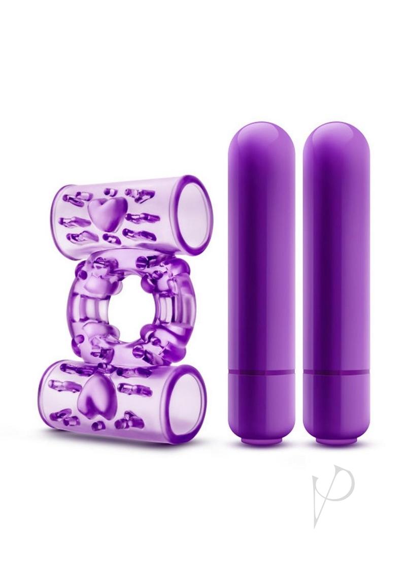 Pwm Double Play Cock Ring Purple