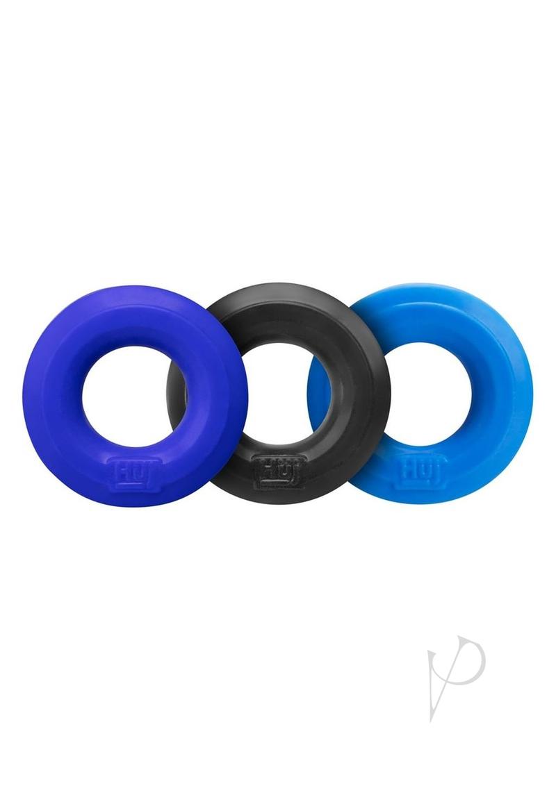 Huj3 3pk C-ring Blue Multi