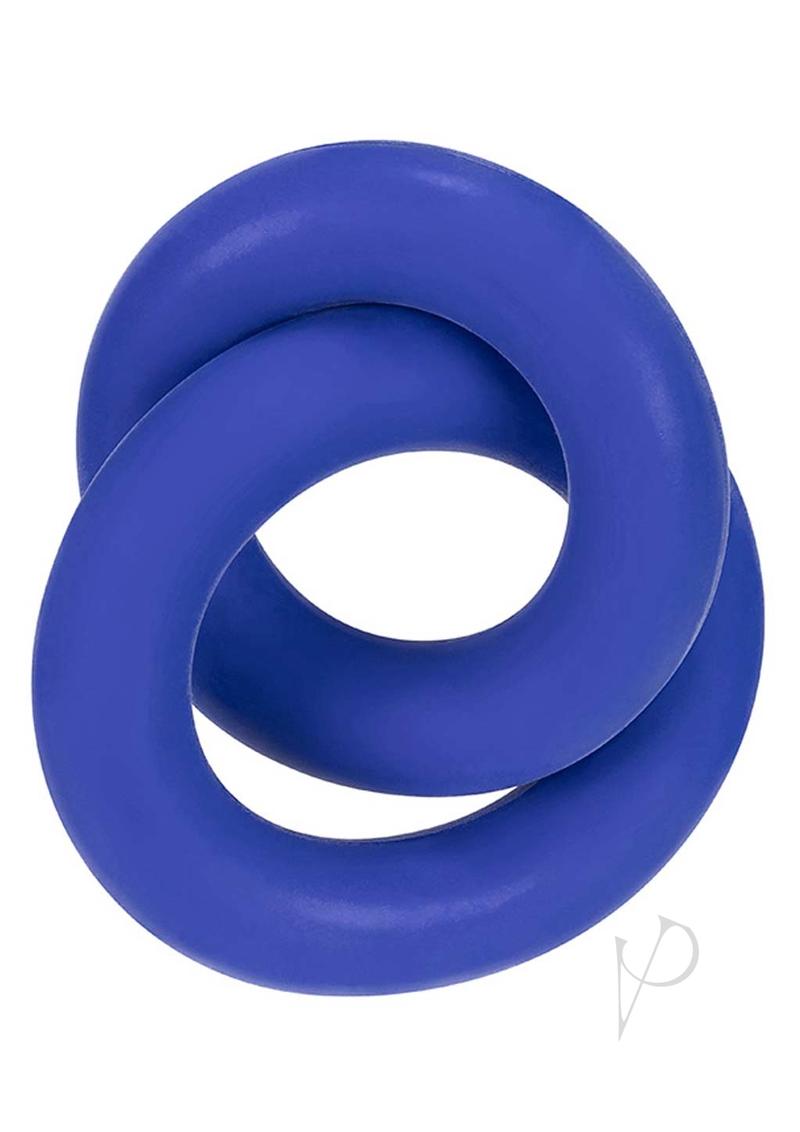 Duo Link Cock/ball Rings Cobalt(disc)