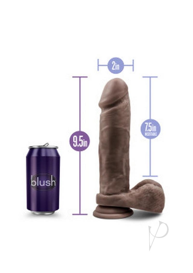 Au Naturel Dildo With Suction 9.5 Choco