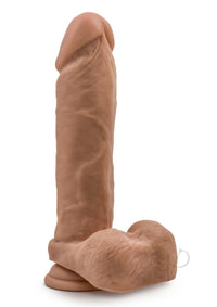 Au Naturel Dildo With Suction 9.5 Mocha