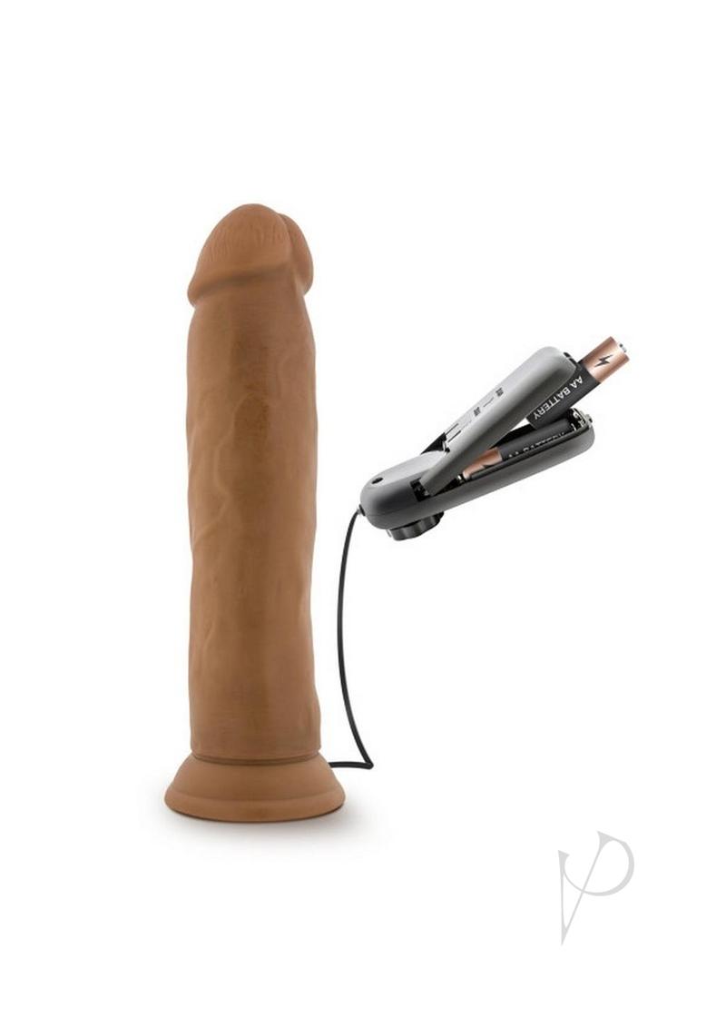 Dr Skin Dr Throb Vibe Cock W/suction Moc