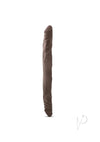 Dr Skin Double Dildo 14 Chocolate