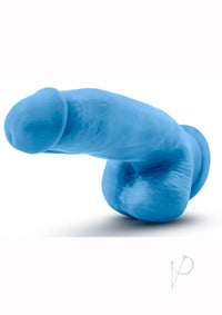 Neo Elite Dd Cock W/balls 7 Blue