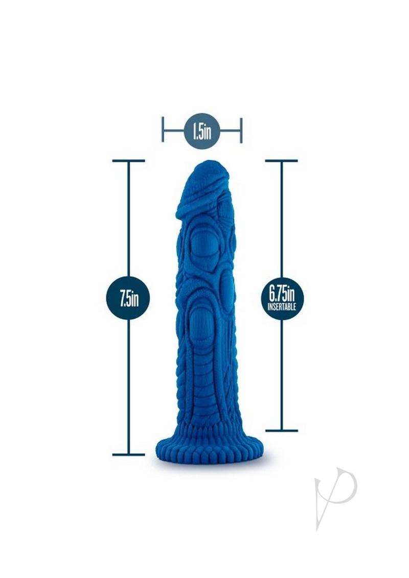 Realm Draken Lock On Dildo Blue