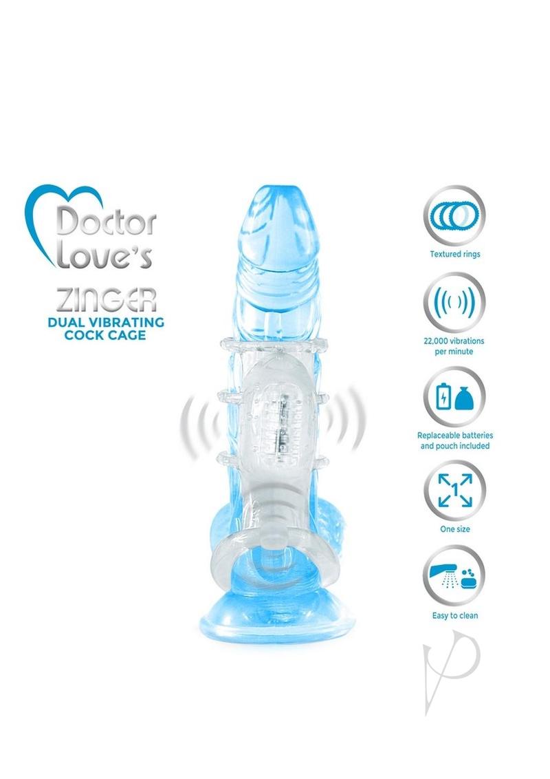 Doctor Loves Zinger Dual Vibe C Ring Clr