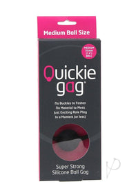 Quickie Ball Gag Medium Black