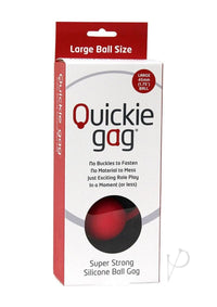 Quickie Ball Gag Large Red