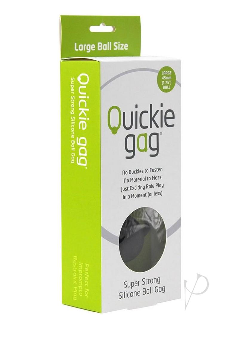 Quickie Ball Gag Large Black