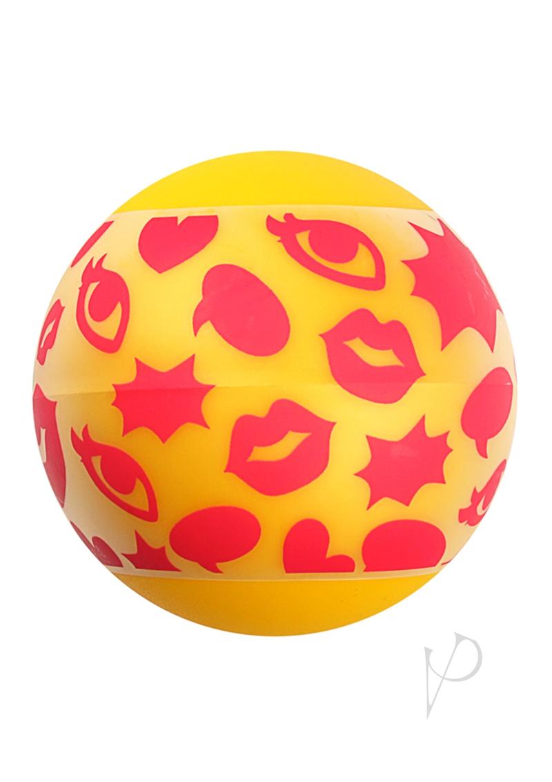 Linx Pop Stroker Ball Clear/yellow(disc)