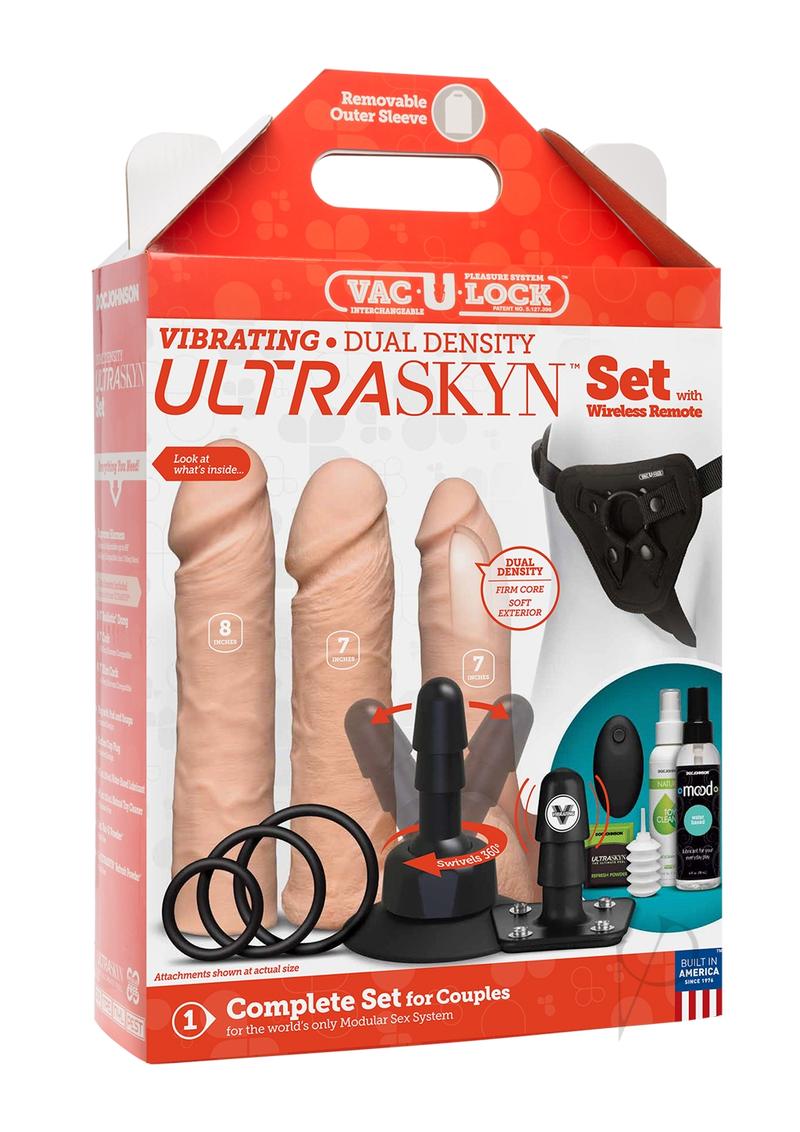 Vaculock Vibrating Ultraskyn Set Van