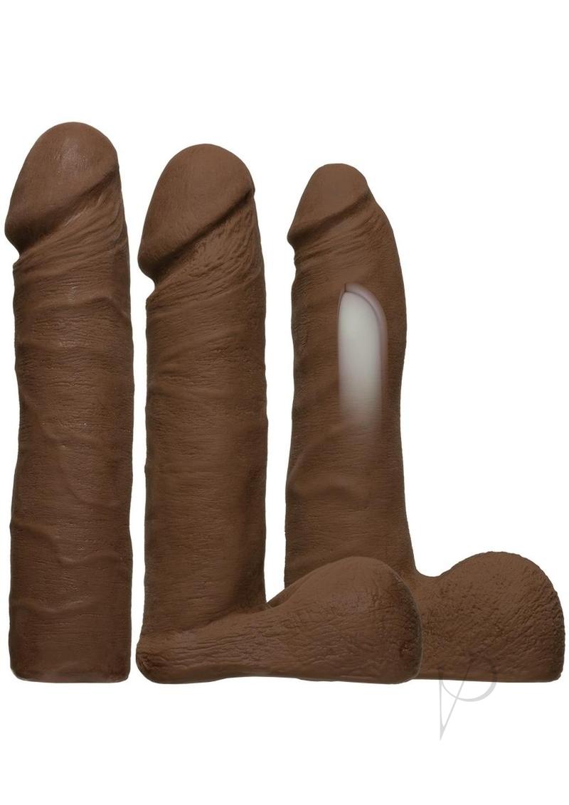 Vaculock Vibrating Ultraskyn Set Choco