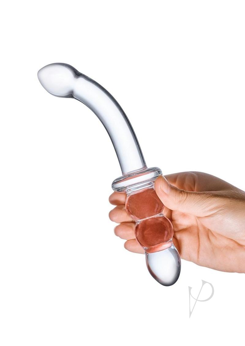 Ribbed G Spot Glass Dildo 8