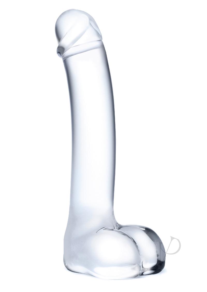 Realistic Curved Glass G Spot Dildo 7