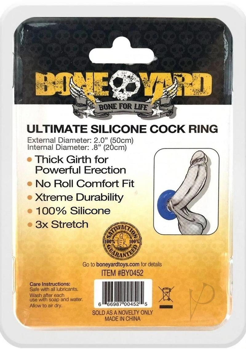 Boneyard Ultimate Silicone Ring Blue