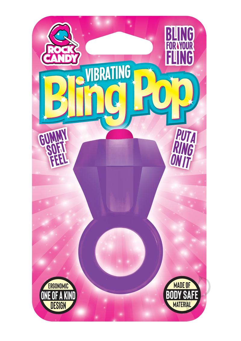 Rock Candy Bling Pop Ring Purple