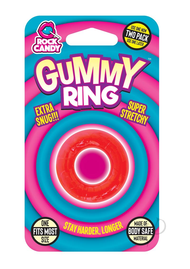 Rock Candy Gummy Ring Red