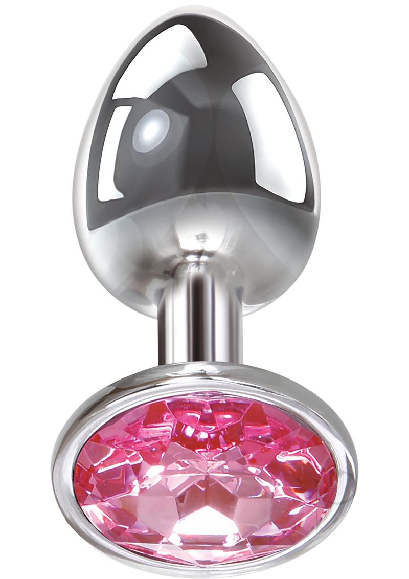 Aande Pink Gem Anal Plug Medium(disc)