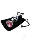 Aande Pink Gem Anal Plug Medium(disc)